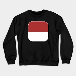 flag of indonesia Crewneck Sweatshirt